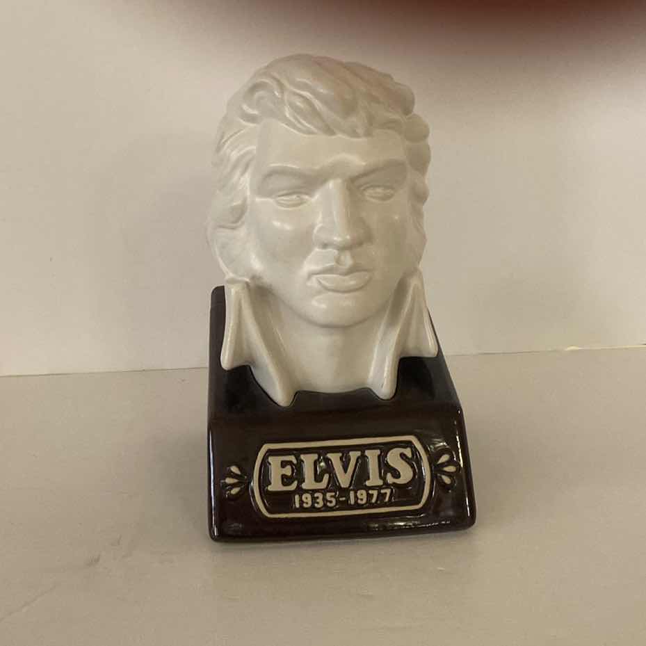 Photo 1 of EMPTY MCCORMICK  ELVIS DECANTER HEAD BUST 1977