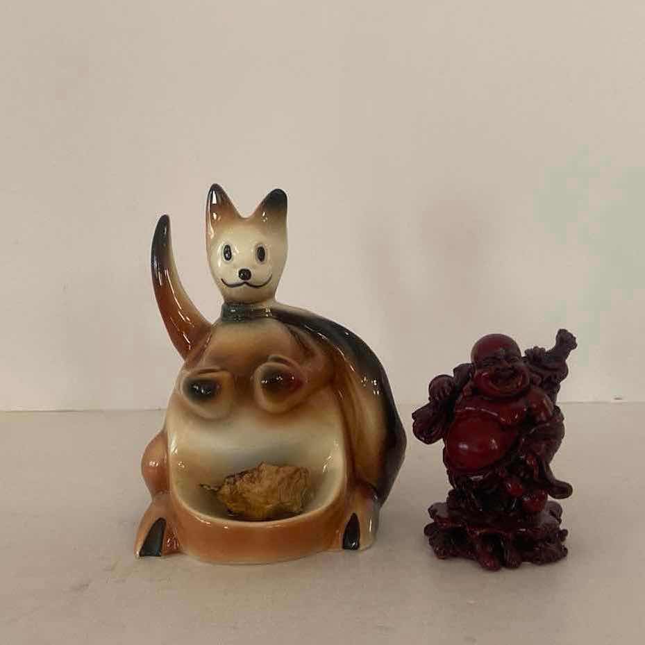 Photo 1 of HOME DECOR VINTAGE KANGAROO STATUE AND VINTAGE BUDDHA