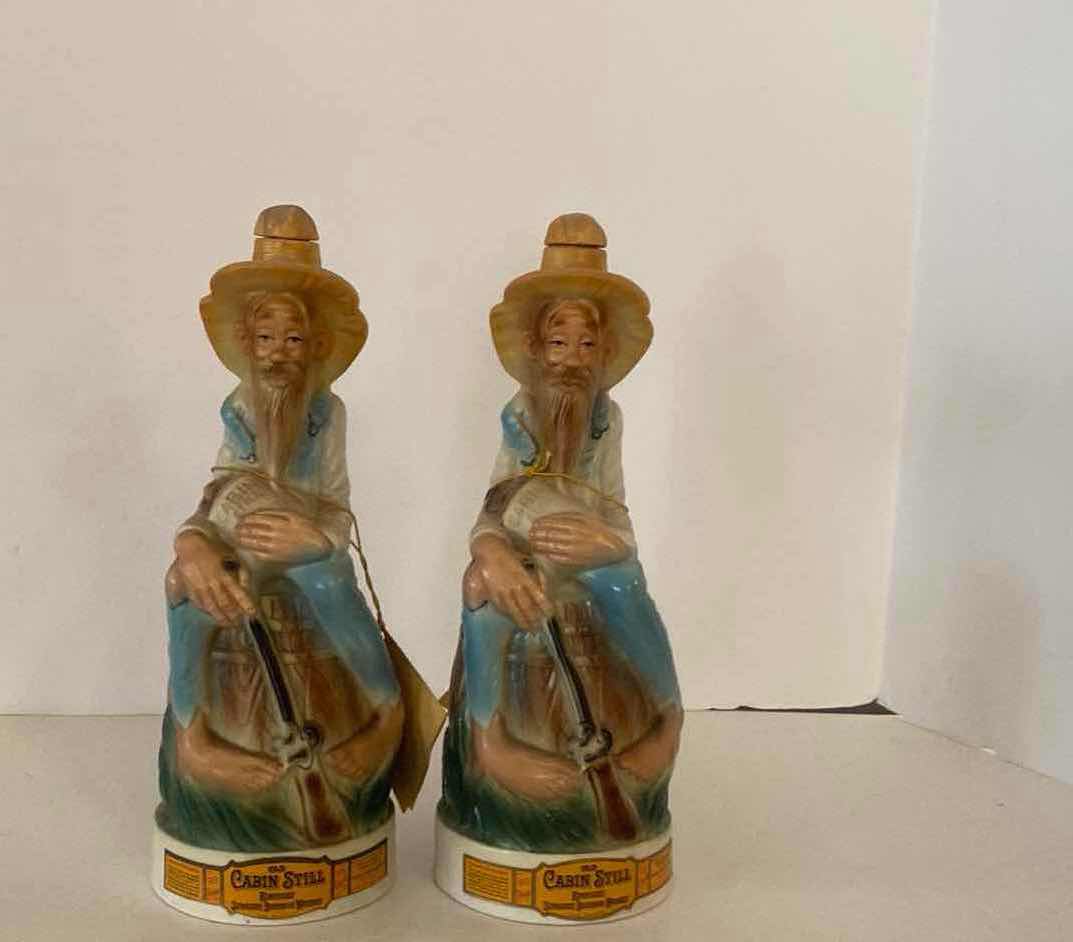 Photo 1 of EMPTY 1969 STITZEL  WELLER OLD CABIN STILL COLLECTOR PORCELAIN DECANTER