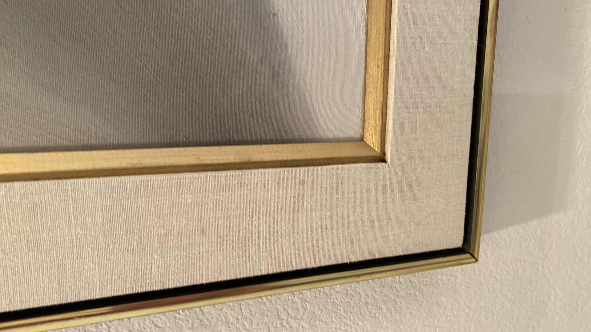 Photo 1 of FRAMED SIGNED FLORAL OIL ON CANVAS ARTWORK 30” x 42”