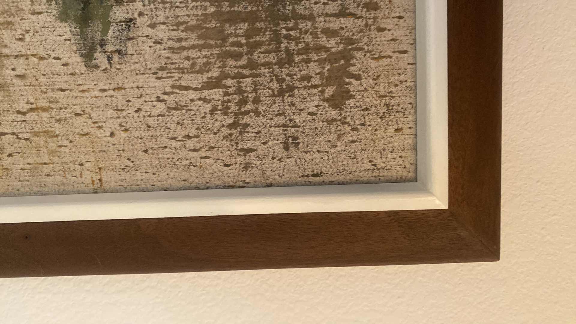 Photo 1 of FRAMED SIGNED OIL ON CANVAS  ASIAN INSPIRED 62” x 21”