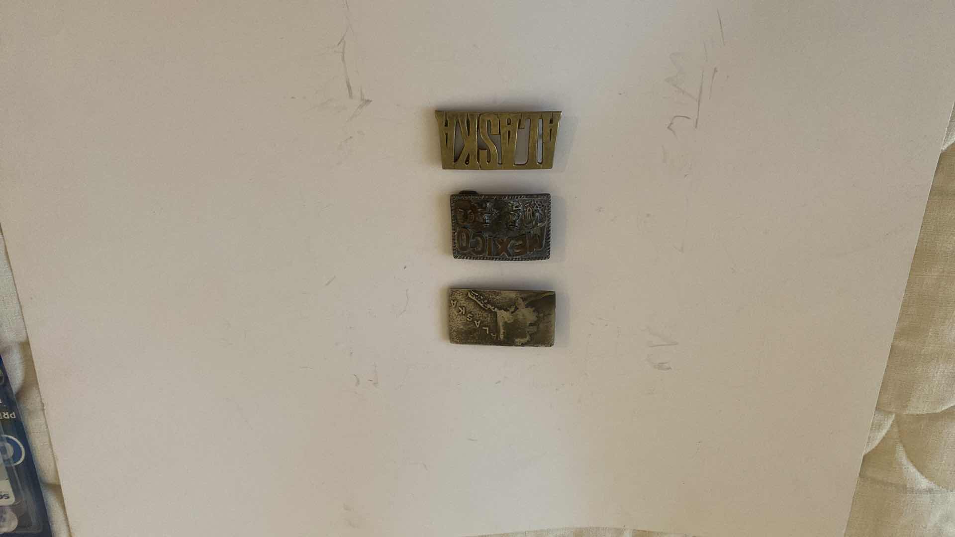 Photo 1 of 3-METAL BELT BUCKLES