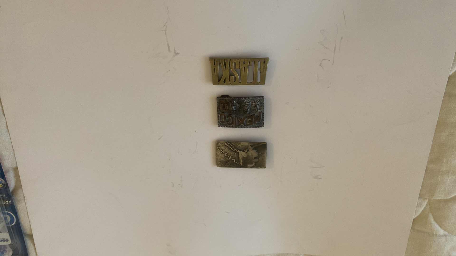 Photo 1 of 3-METAL BELT BUCKLES