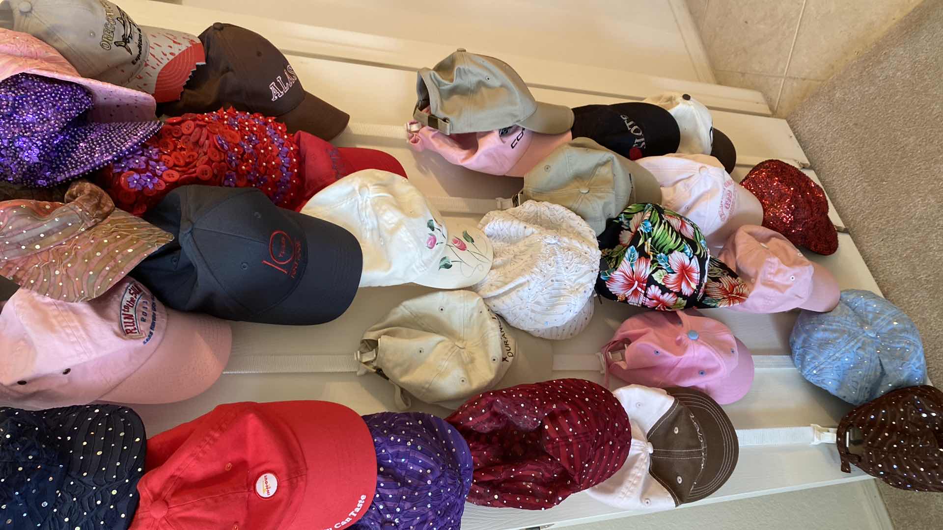 Photo 1 of BASEBALL CAPS - INCLUDES STORAGE HOLDERS