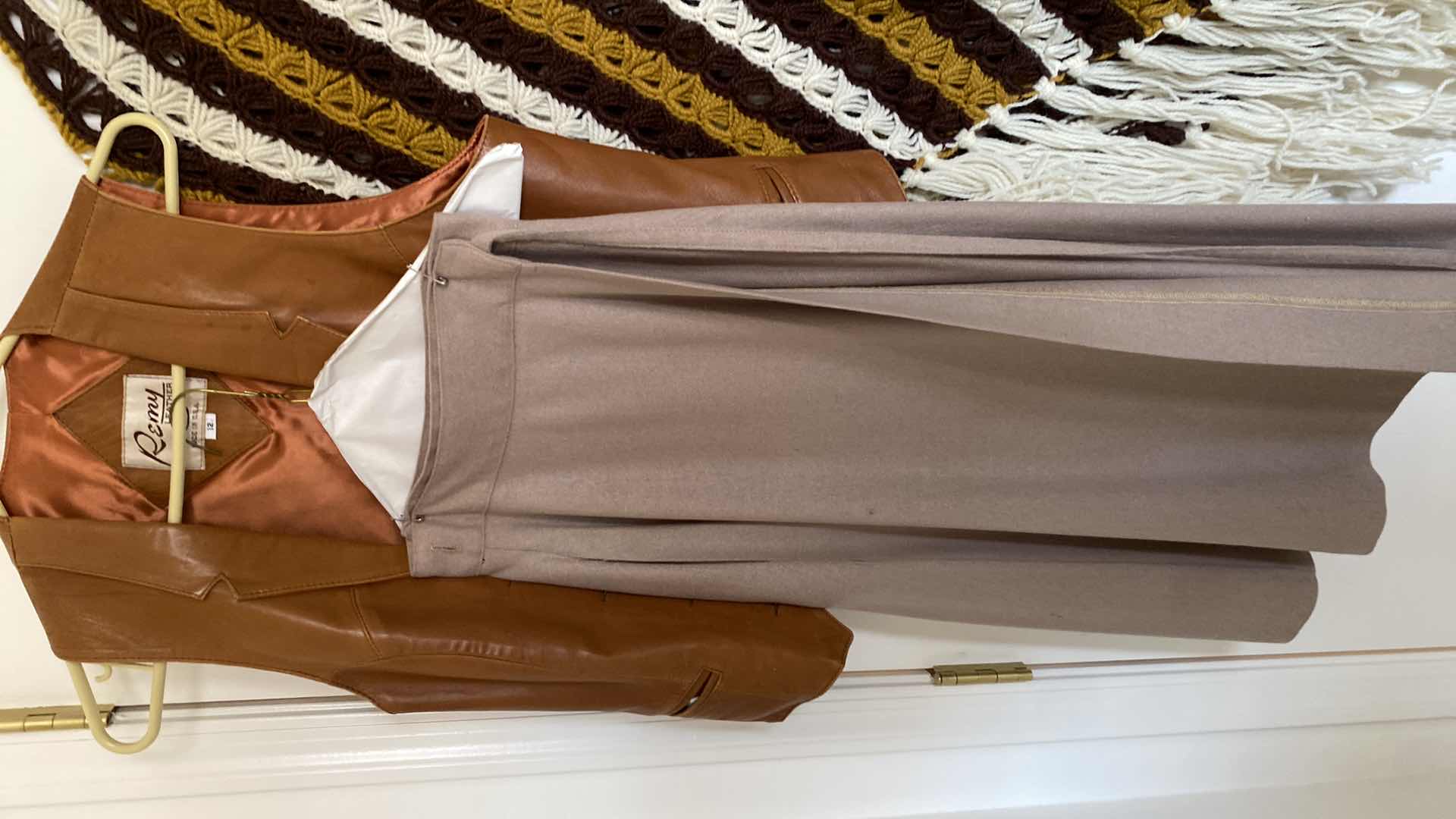 Photo 1 of LADIES SKIRT, PONCHO & VEST (SIZE 12)