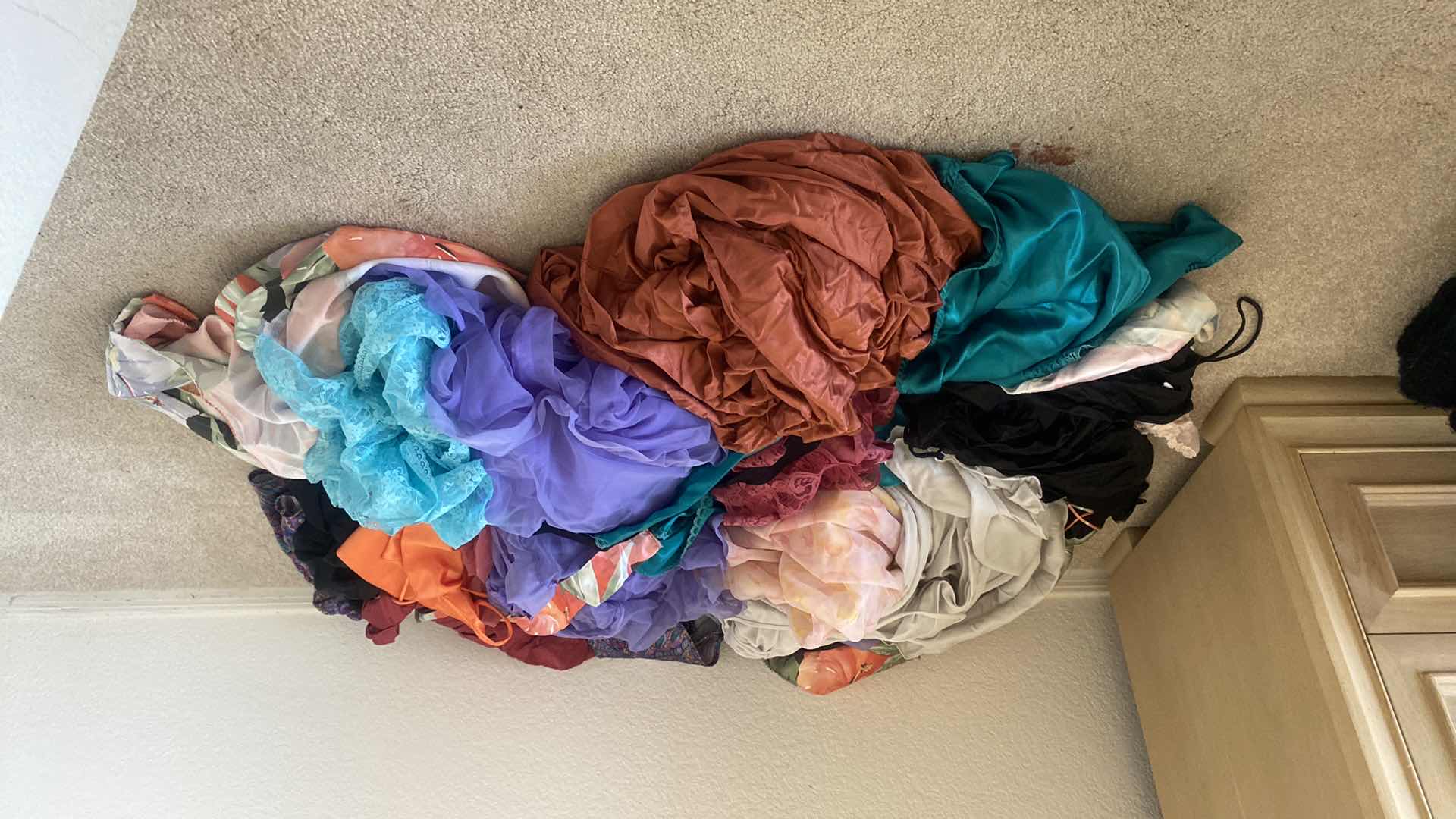 Photo 1 of BOX OF WOMENS SIZE SMALL AND MEDIUM LINGERIE