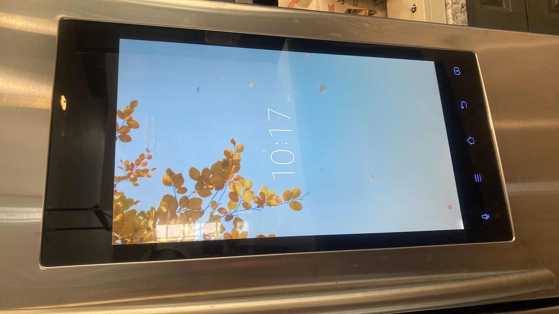 Photo 1 of SAMSUNG SMART FAMILY HUB REFRIGERATOR MODEL RF265BEAESR/AA STAINLESS STEEL WITH ICE-MAKER 35 3/4" X 35 3/4"  H70"