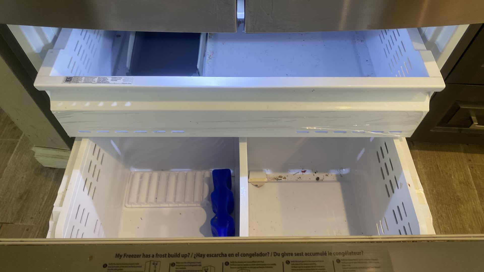 Photo 1 of SAMSUNG SMART FAMILY HUB REFRIGERATOR MODEL RF265BEAESR/AA STAINLESS STEEL WITH ICE-MAKER 35 3/4" X 35 3/4"  H70"