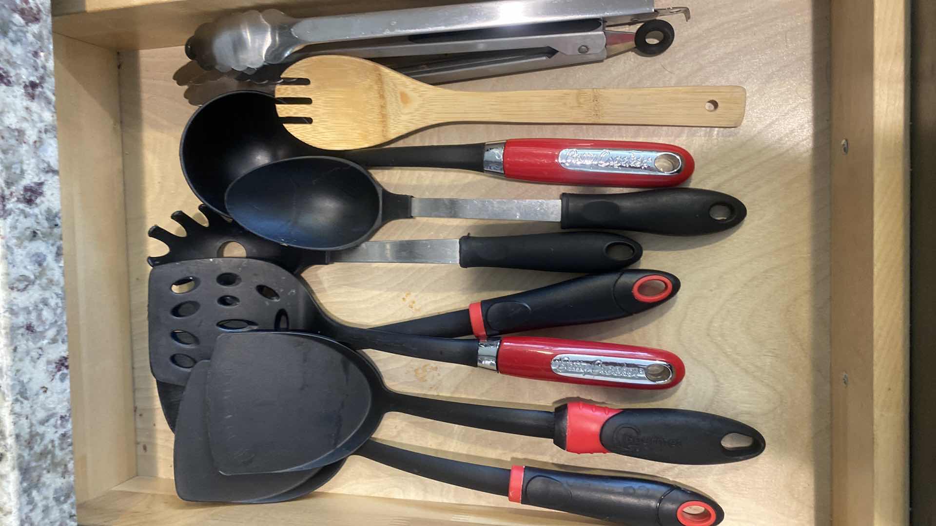 Photo 1 of CONTENTS KITCHEN CABINET-2 DRAWERS COOKING TOOLS