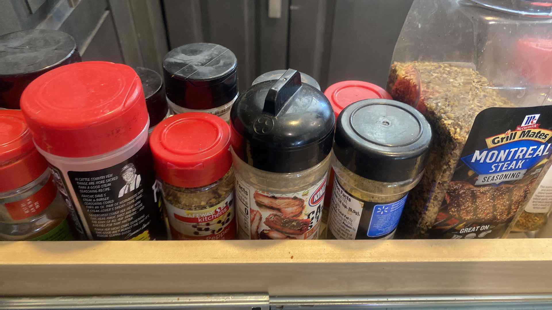 Photo 1 of CONTENTS KITCHEN CABINET-SPICES &  CANNED FOOD