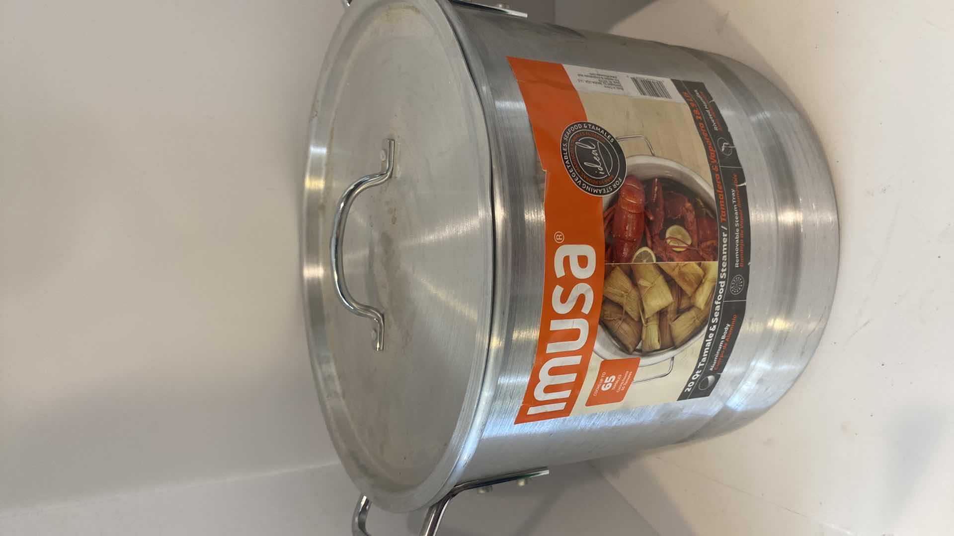 Photo 1 of 2-STOCK POTS WITH LIDS