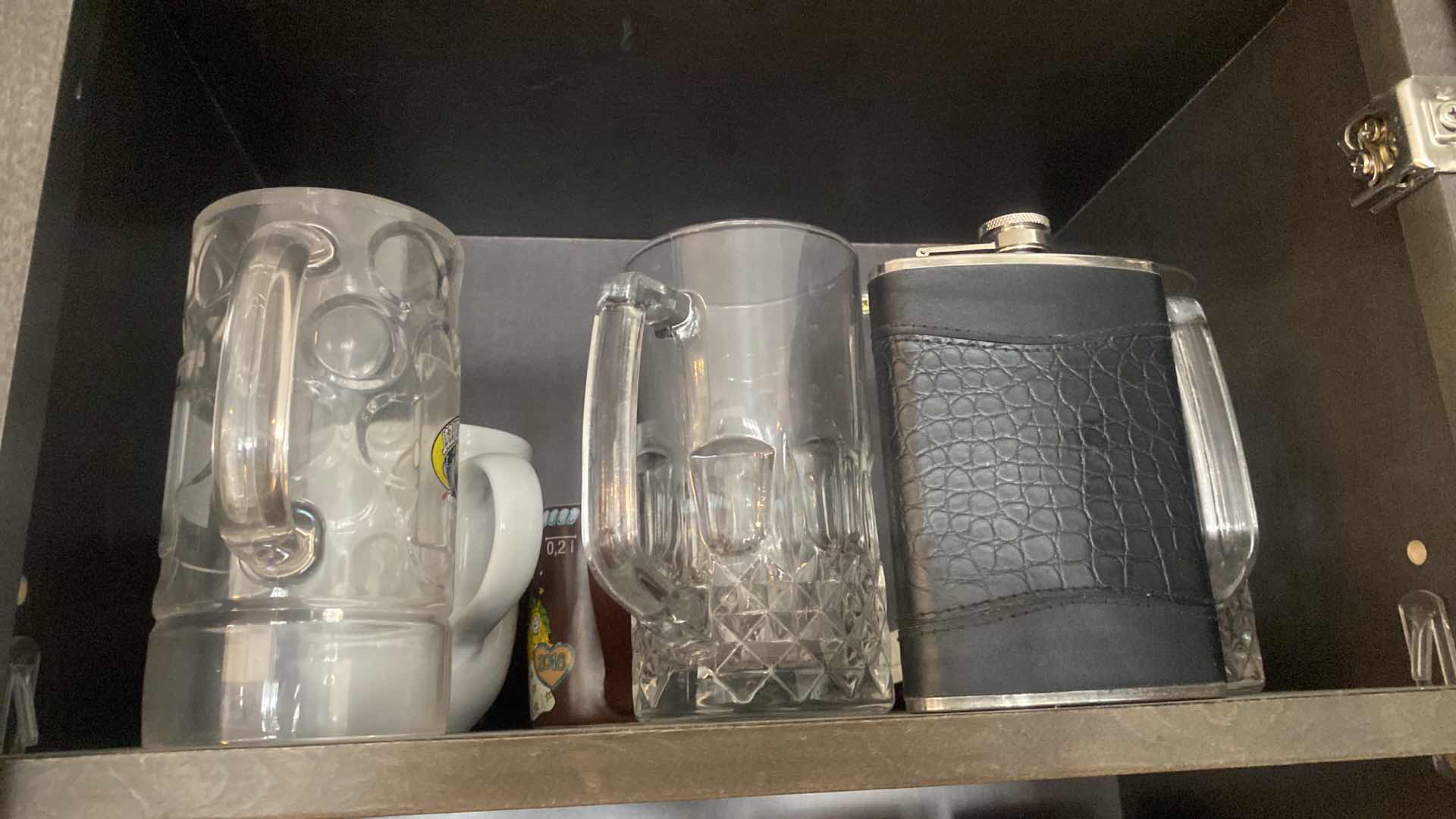 Photo 1 of CONTENTS KITCHEN CABINET-COFFEE CUPS & GLASSWARE