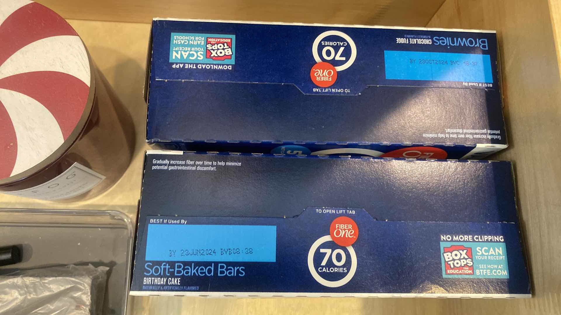 Photo 1 of CONTENTS KITCHEN CABINET-DRAWER WITH CANDLES FOOD & SILVERWARE TRAY