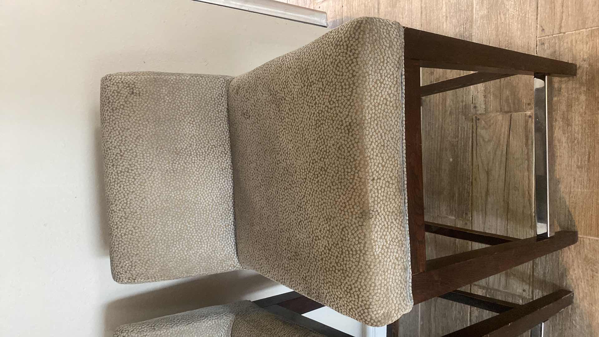 Photo 1 of PAIR OF COUNTER HEIGHT BARSTOOLS SEAT HEIGHT 30”