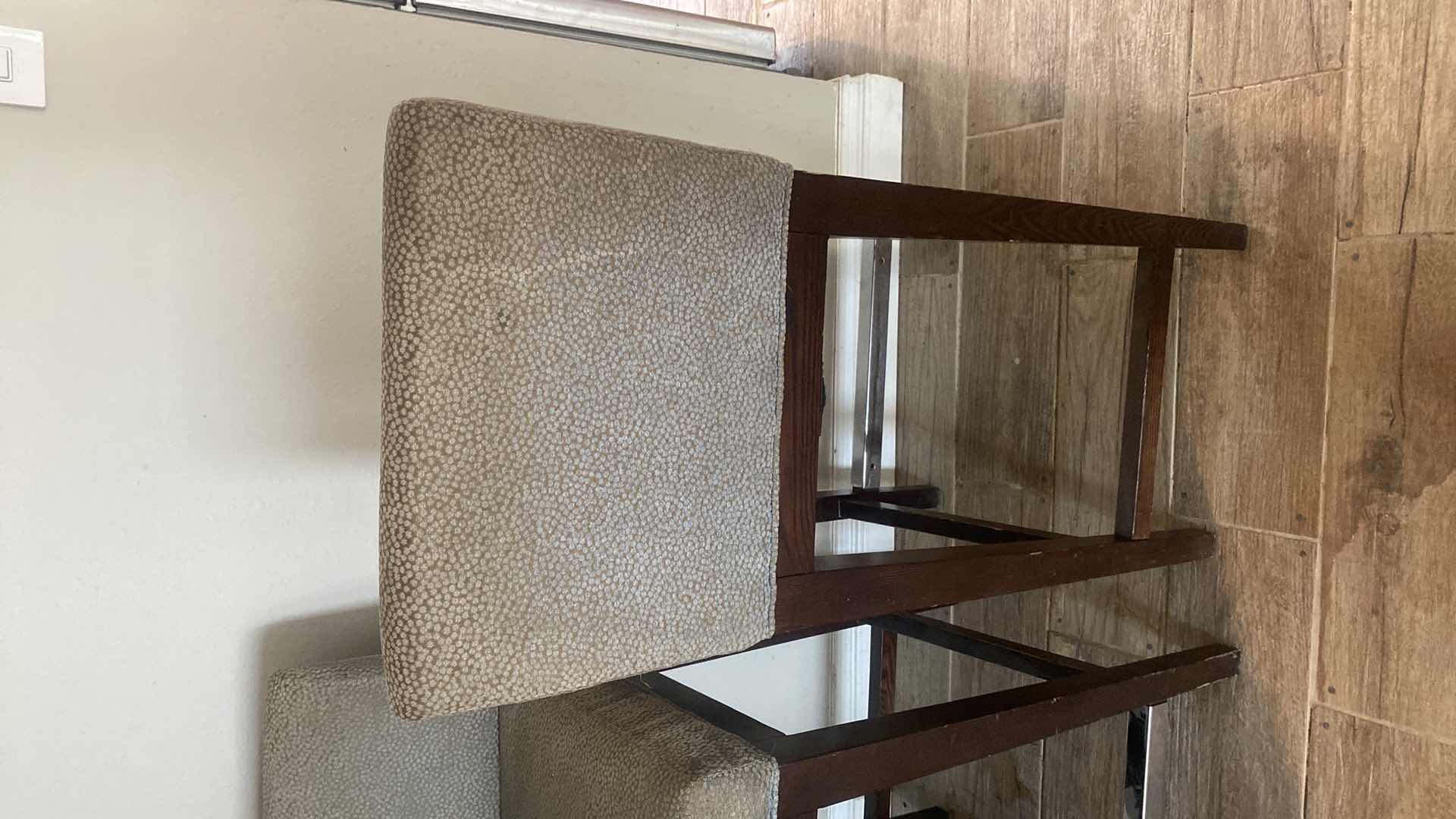 Photo 1 of PAIR OF COUNTER HEIGHT BARSTOOLS SEAT HEIGHT 30”