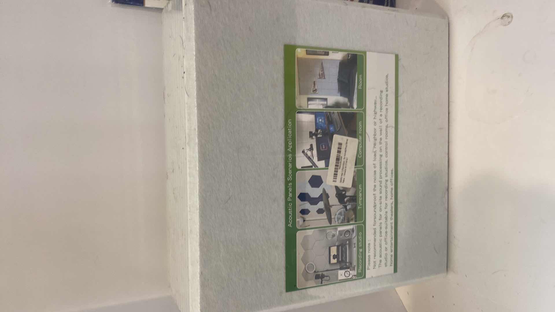 Photo 1 of NIB ACOUSTIC WALL PANELS TOTAL OF 12 & NIB STANDARD SIZE PILLOW PROTECTORS