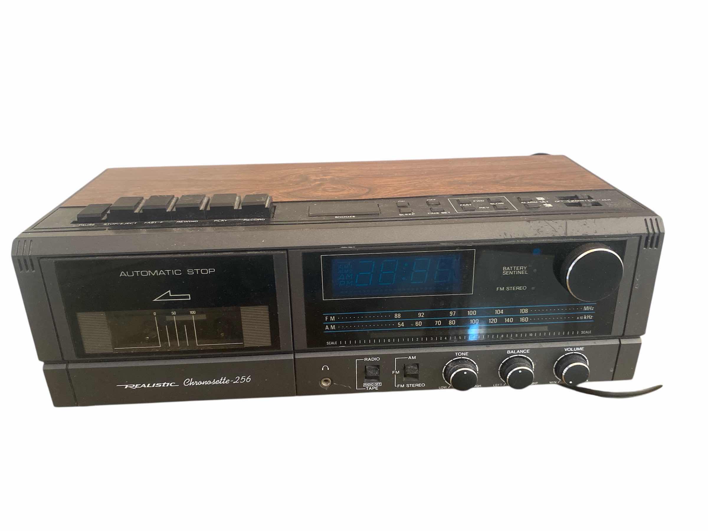 Photo 1 of REALISTIC CHRONOSETTE 256 RADIO  CASSETTE PLAYER