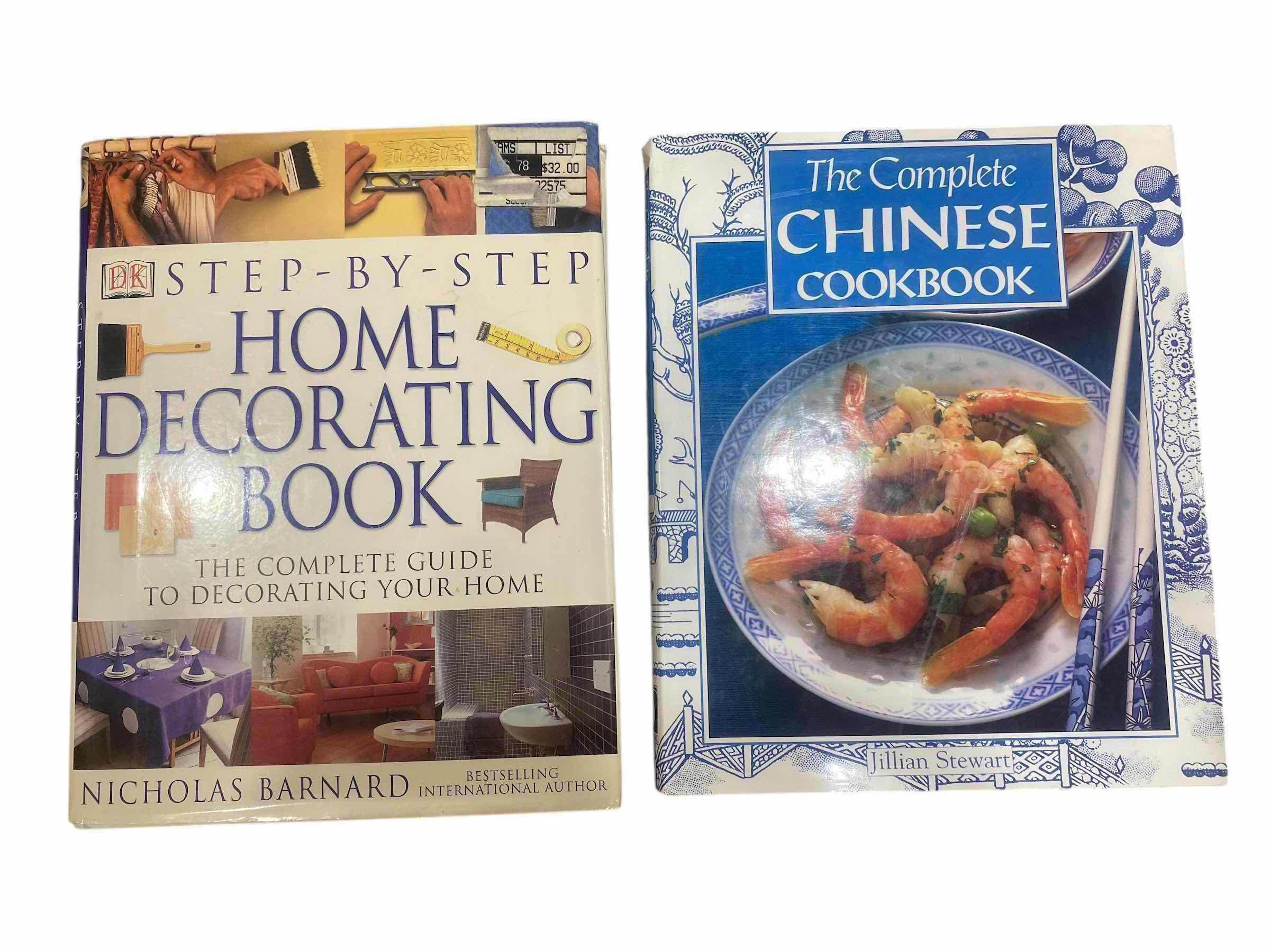Photo 1 of 2 - HARD BOUND BOOKS HOME DECORATING & CHINESE COOKBOOK
