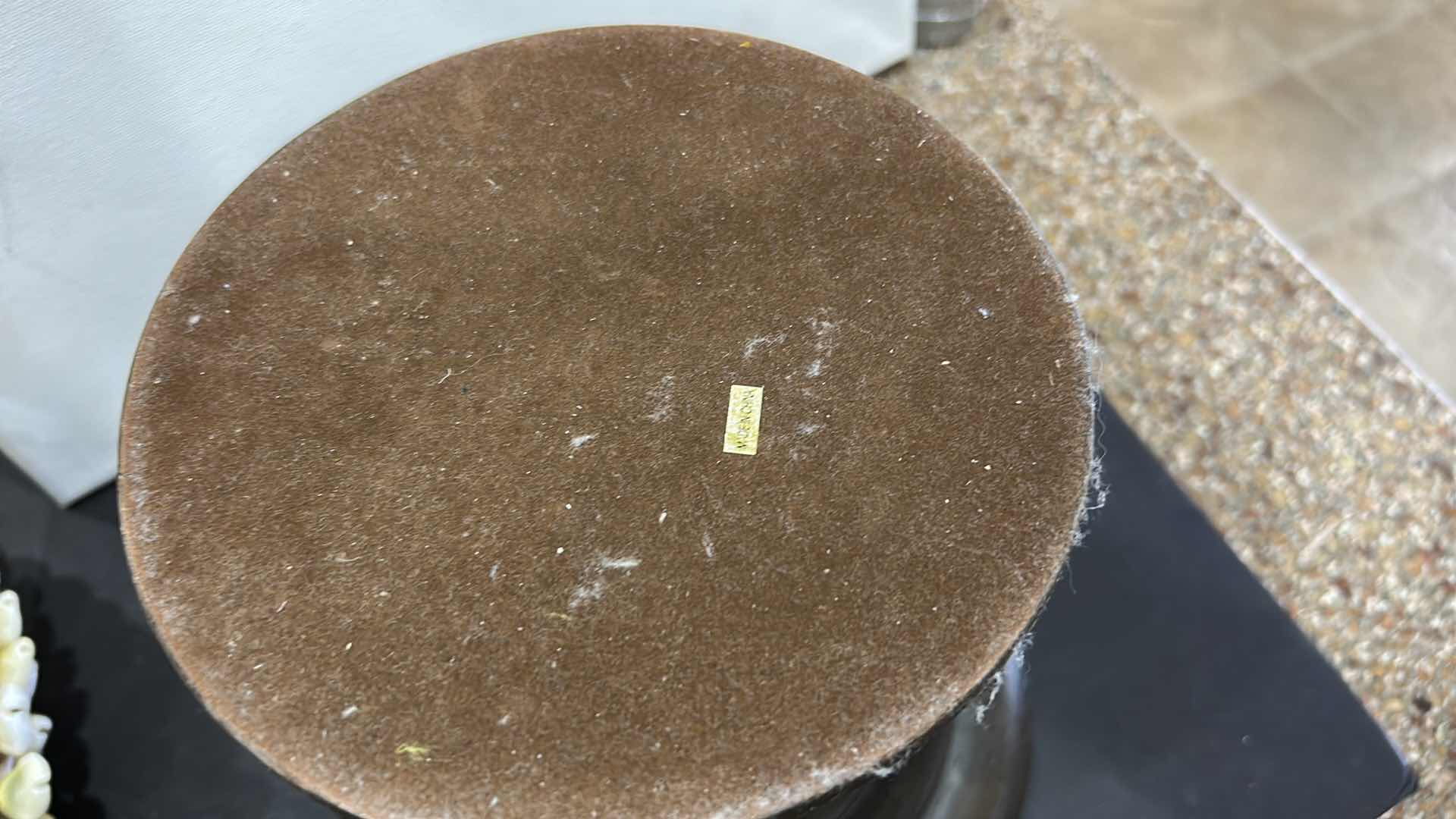 Photo 1 of CERAMIC BREAD BASKET, PEDESTAL STAND, 8 SHELL PLACEMATS