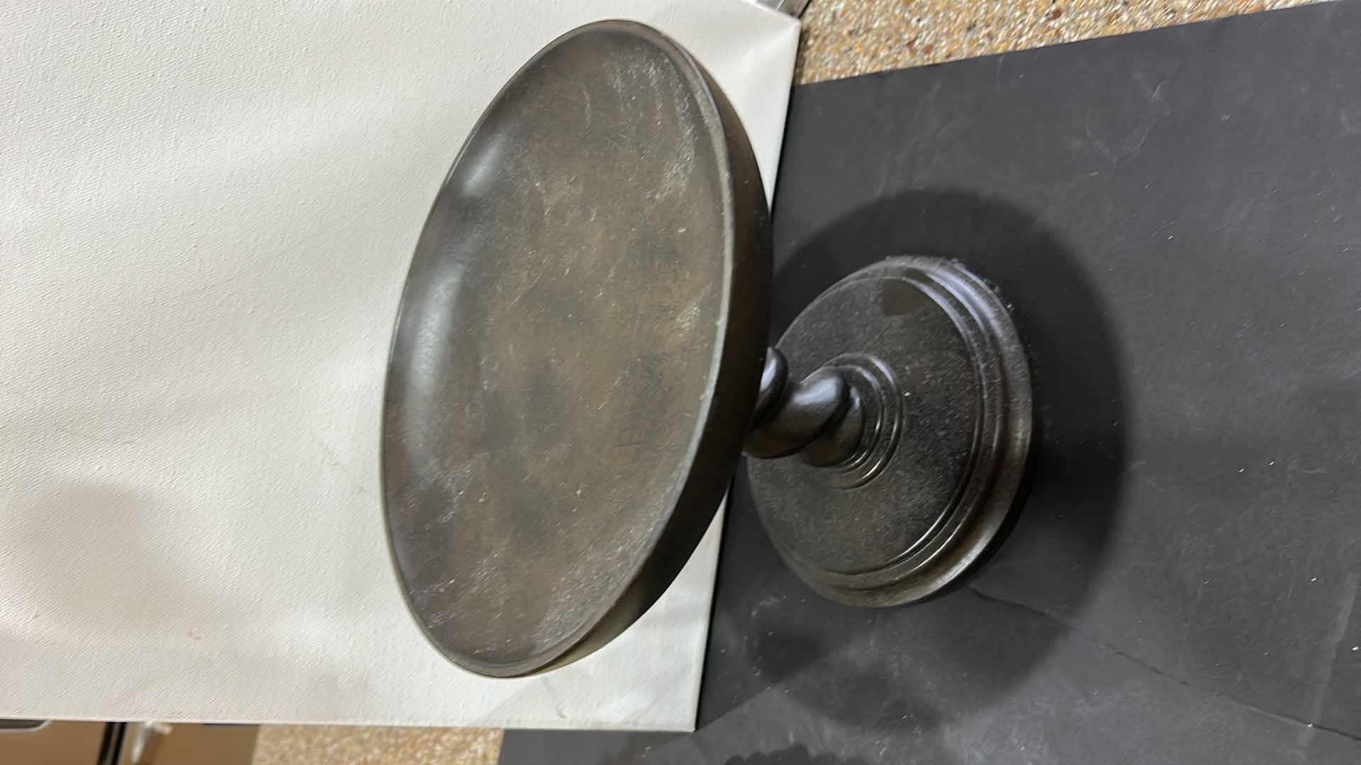 Photo 1 of CERAMIC BREAD BASKET, PEDESTAL STAND, 8 SHELL PLACEMATS