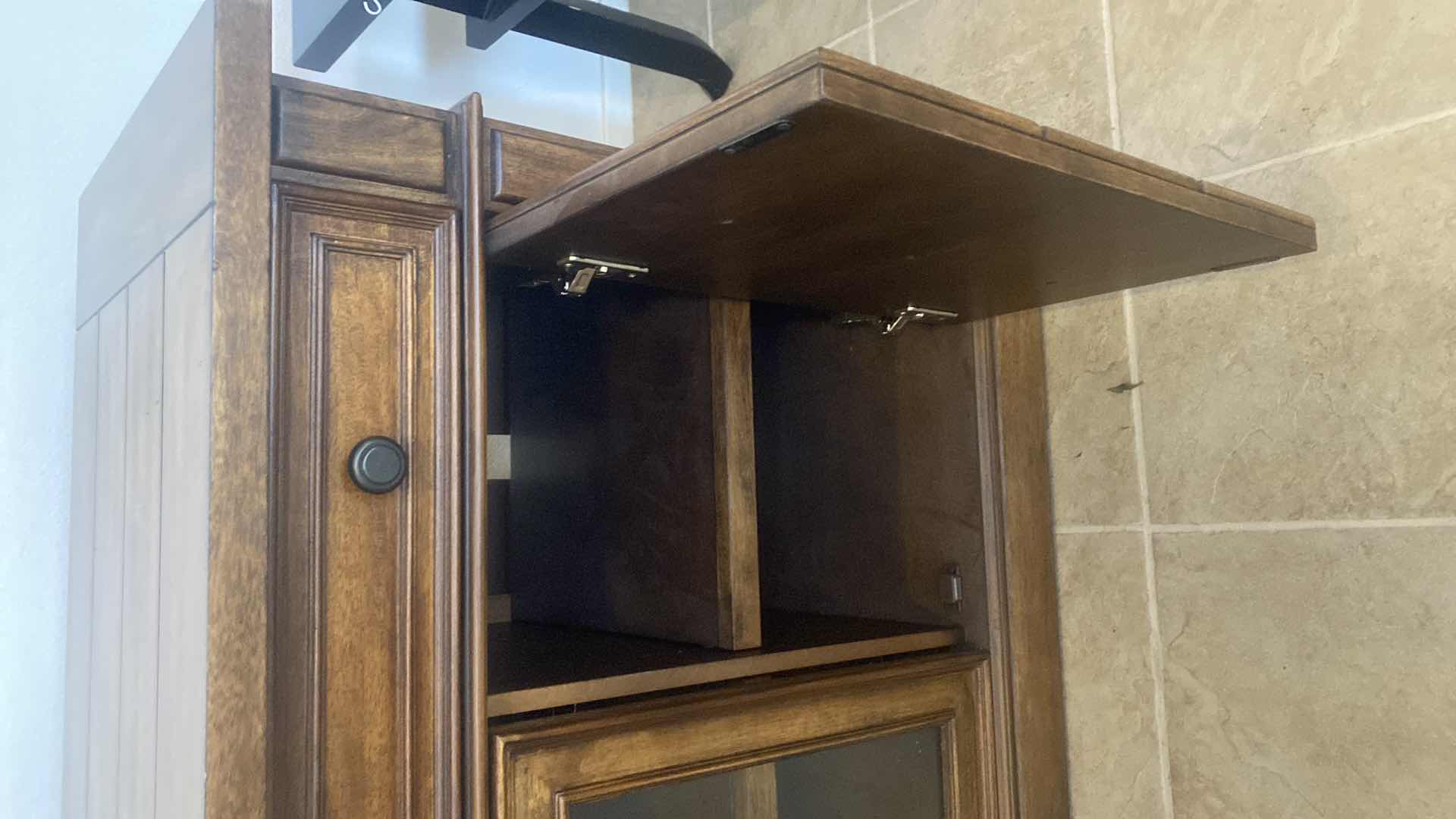 Photo 1 of WOOD FARMHOUSE STYLE SIDEBOARD/ENTERTAINMENT CENTER 66“ x 20“ H31”