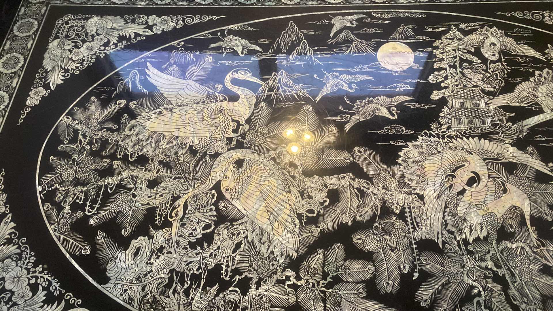 Photo 1 of AISIAN INSPIRED FOLDING TABLE 48” x 30” H11”