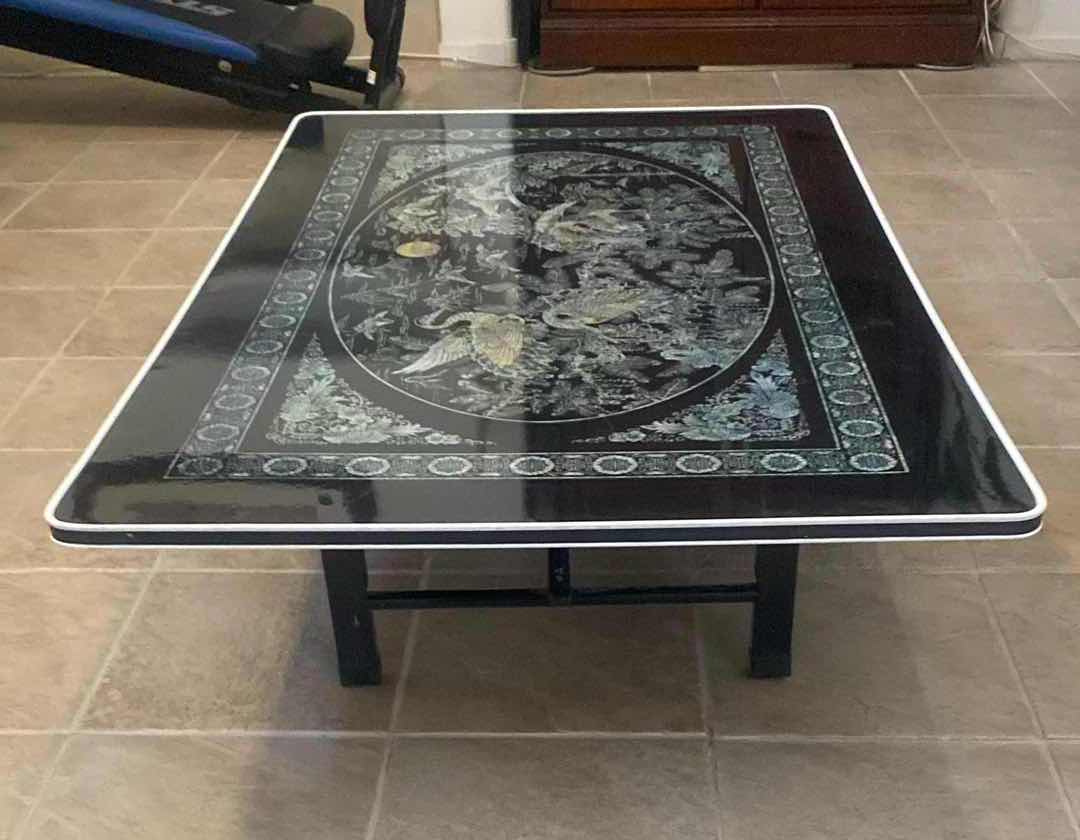 Photo 1 of AISIAN INSPIRED FOLDING TABLE 48” x 30” H11”