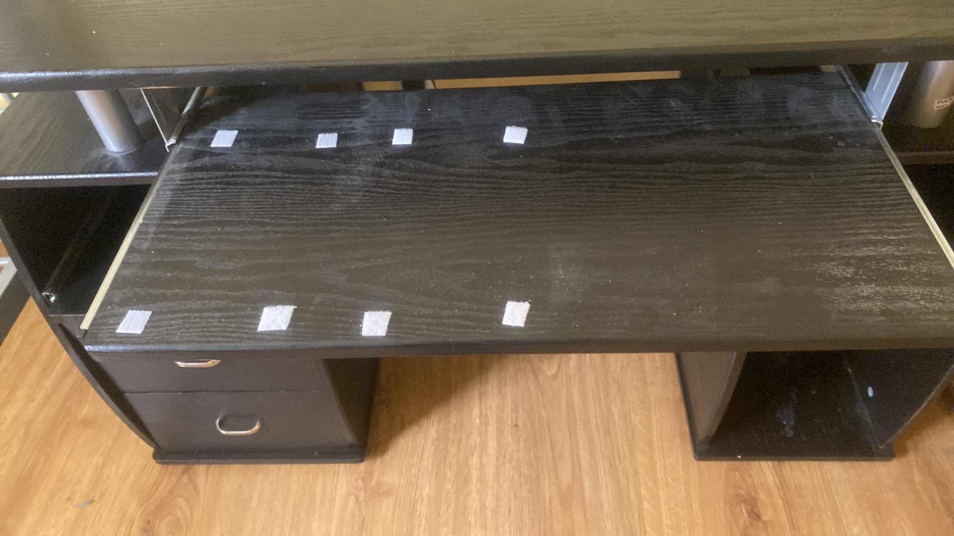 Photo 1 of BLACK WOOD DESK 47” x 21 1/2” H33”