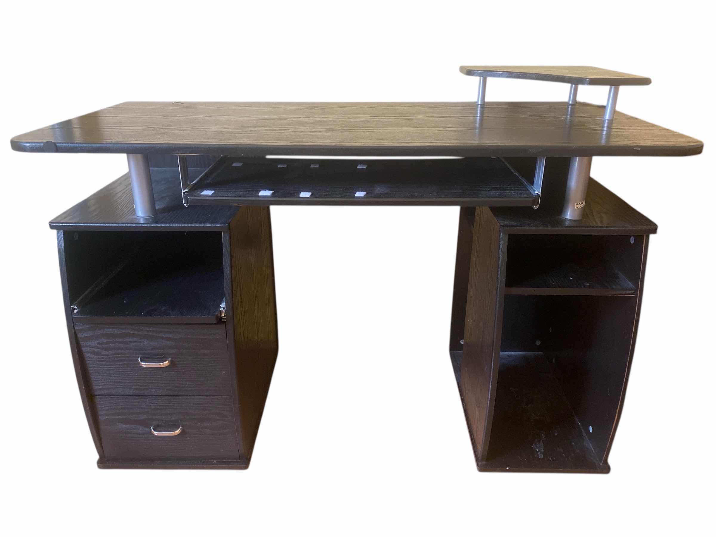 Photo 1 of BLACK WOOD DESK 47” x 21 1/2” H33”