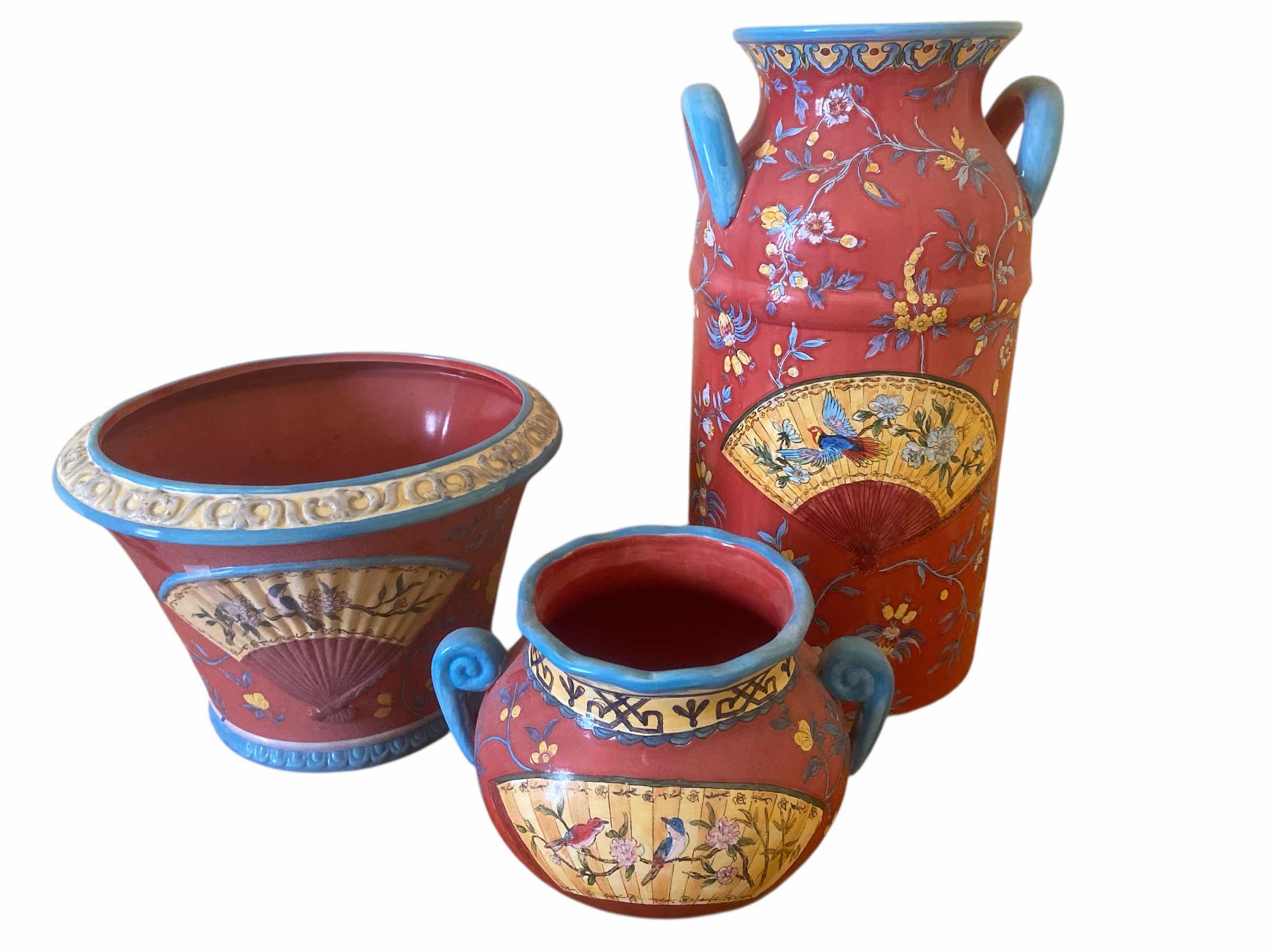 Photo 1 of 3 - CERAMIC POTS TALLEST 10” x 19”