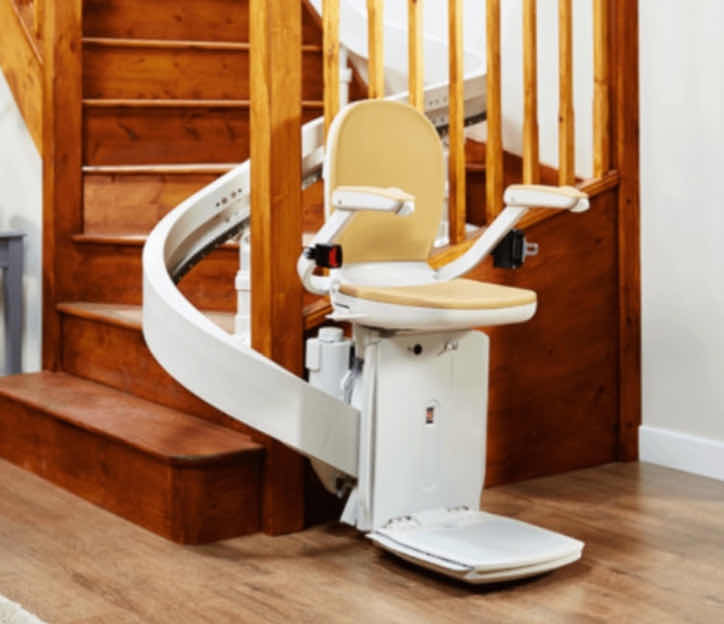 Photo 1 of $5000 ACORN 180 CURVED STAIRLIFT WITH MANUALS TRACK IS 23’ TO TOP OF STAIRS