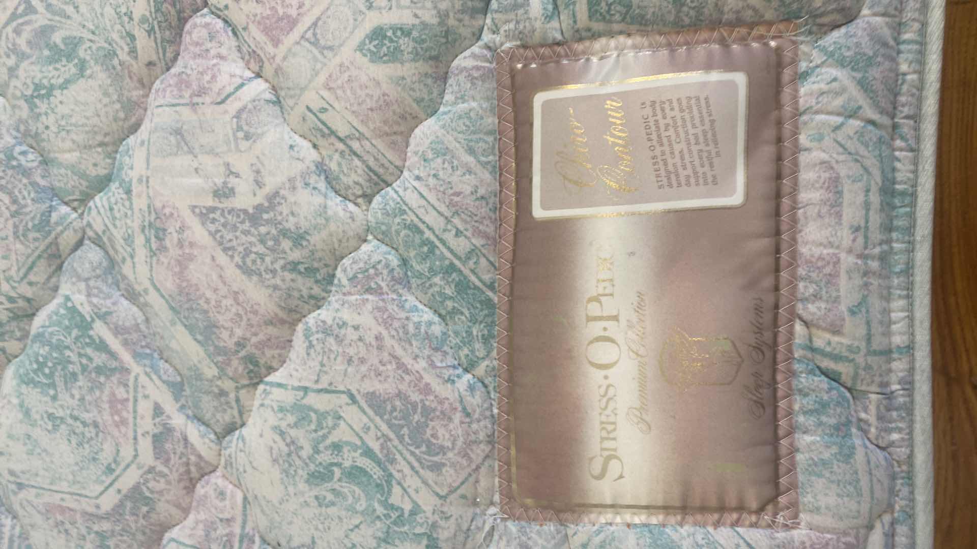 Photo 2 of STRESS-O-PEDIC MATTRESS 37.5” x 74”