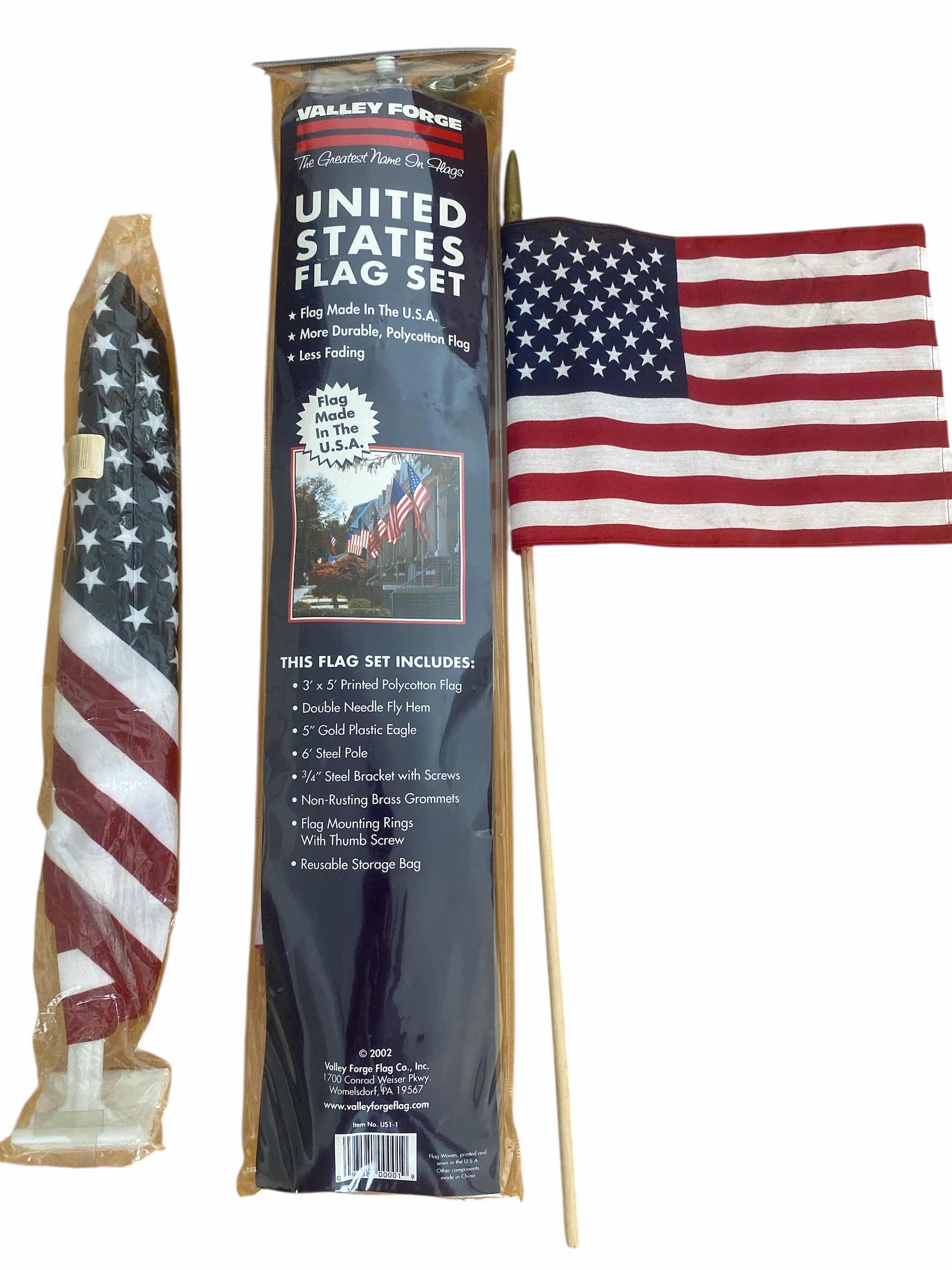 Photo 1 of 3 U.S. FLAGS VARIOUS SIZES