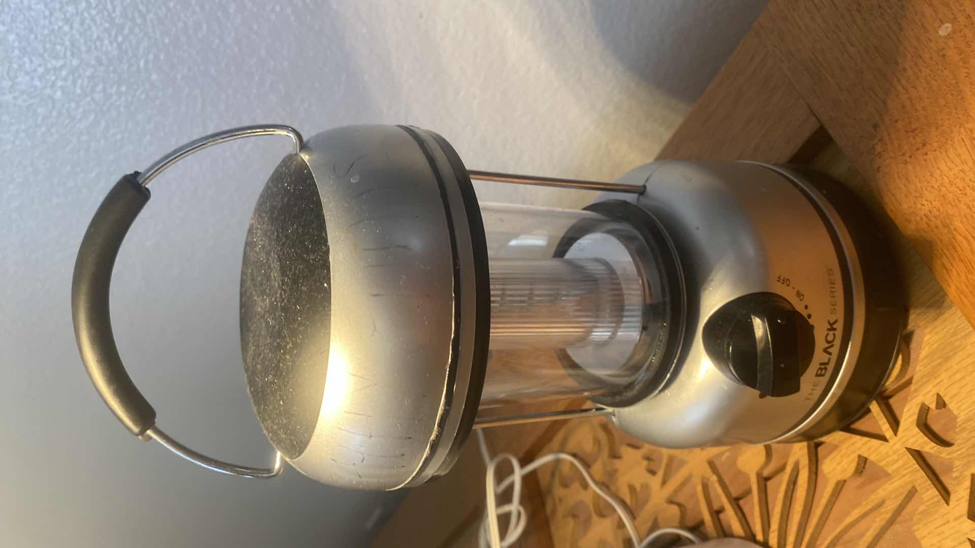 Photo 1 of LAMP WITH 3 BRIGHTNESS OPTIONS H18” & EMERGENCY LANTERN