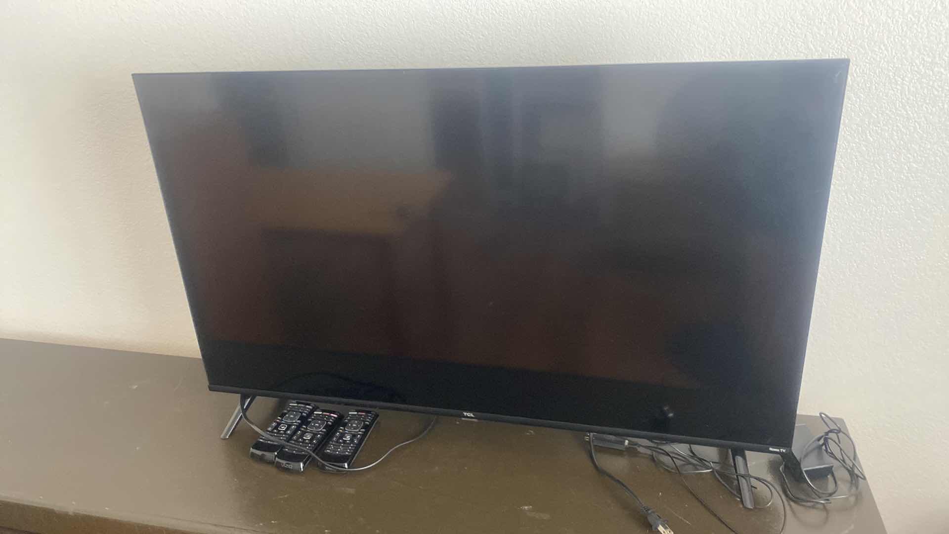 Photo 1 of 43” TCL TV - VARIOUS REMOTES - UNABLE TO TEST