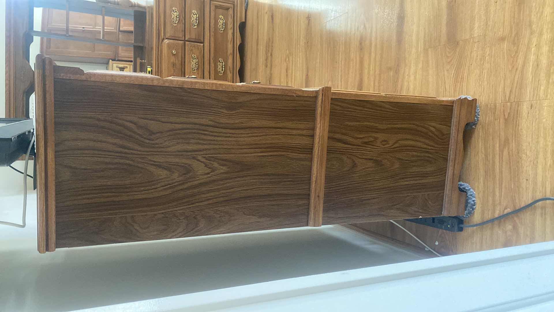 Photo 2 of BROYHILL OAK WOOD 5 DRAWER CHEST