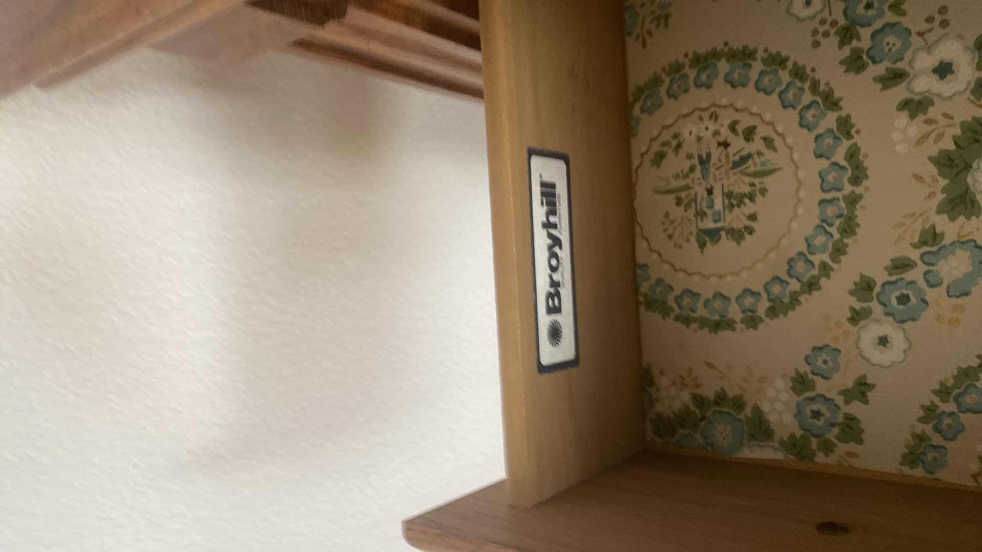 Photo 1 of BROYHILL OAK WOOD 8 DRAWER DRESSER WITH MIRROR DRESSER MEASURES 66“ x 17 1/2“ H32 1/2“
MIRROR 53 1/2“ x 8 1/2“ H41”