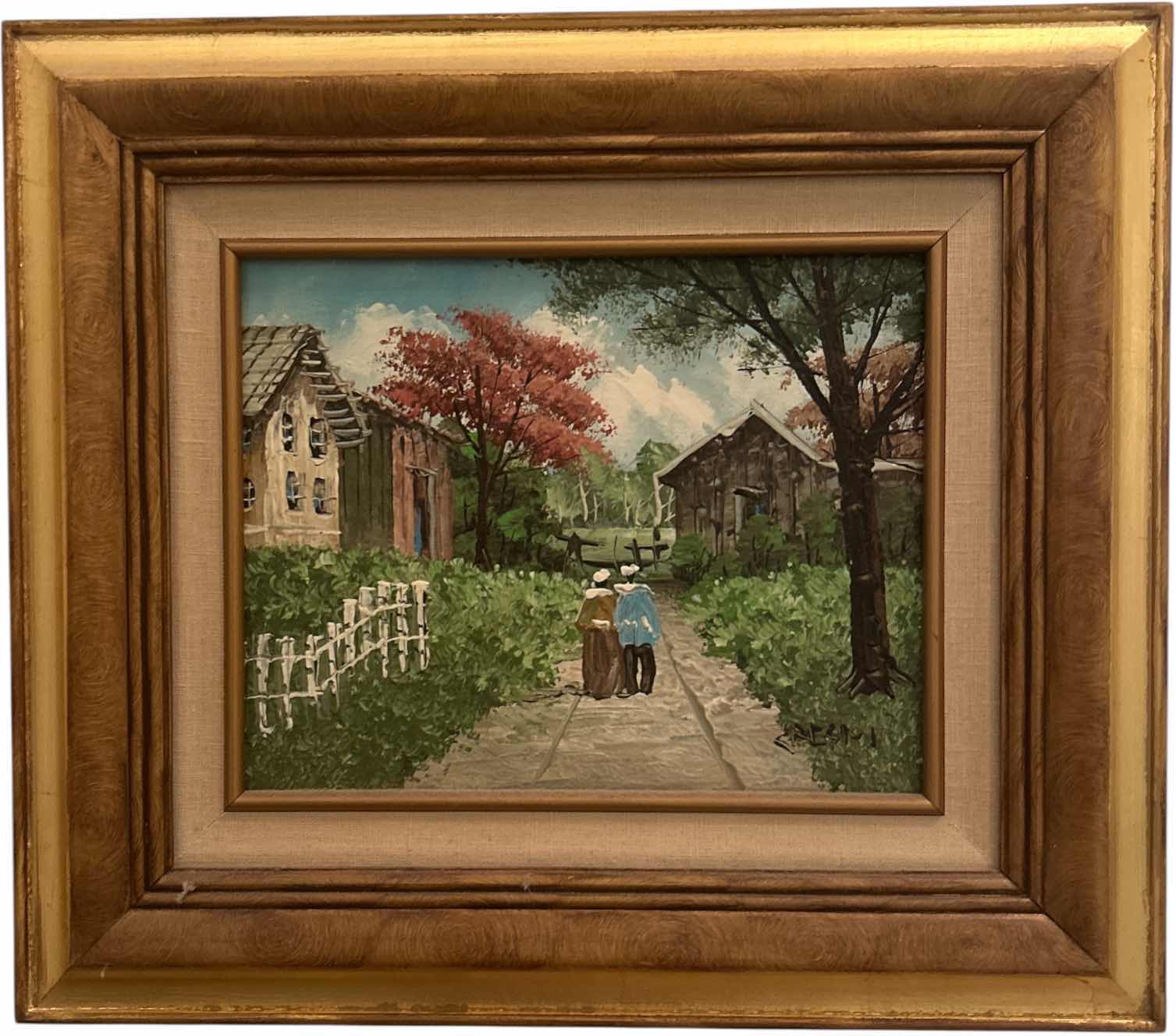 Photo 1 of FRAMED OIL ON CANVAS SIGNED  ARTWORK 16” x H14”