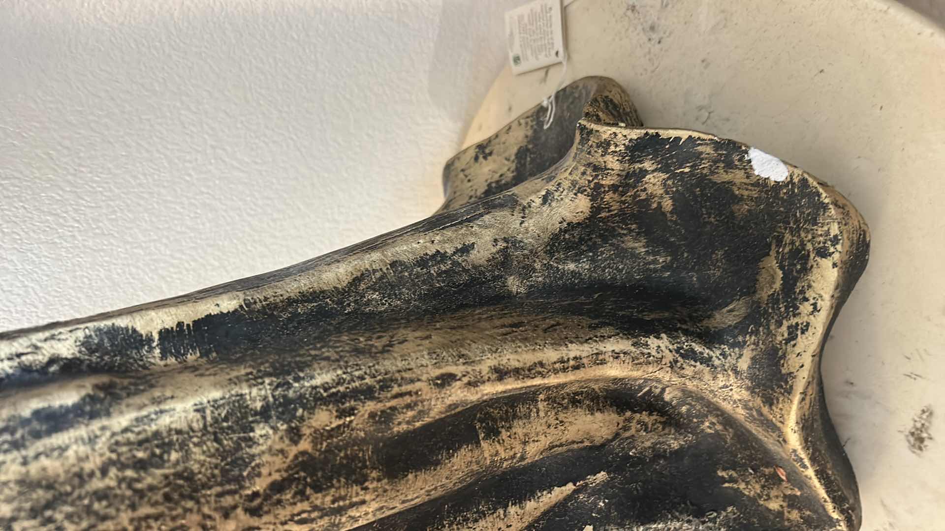 Photo 1 of LARGE ORNATE GOLD CERAMIC ANGEL H29”