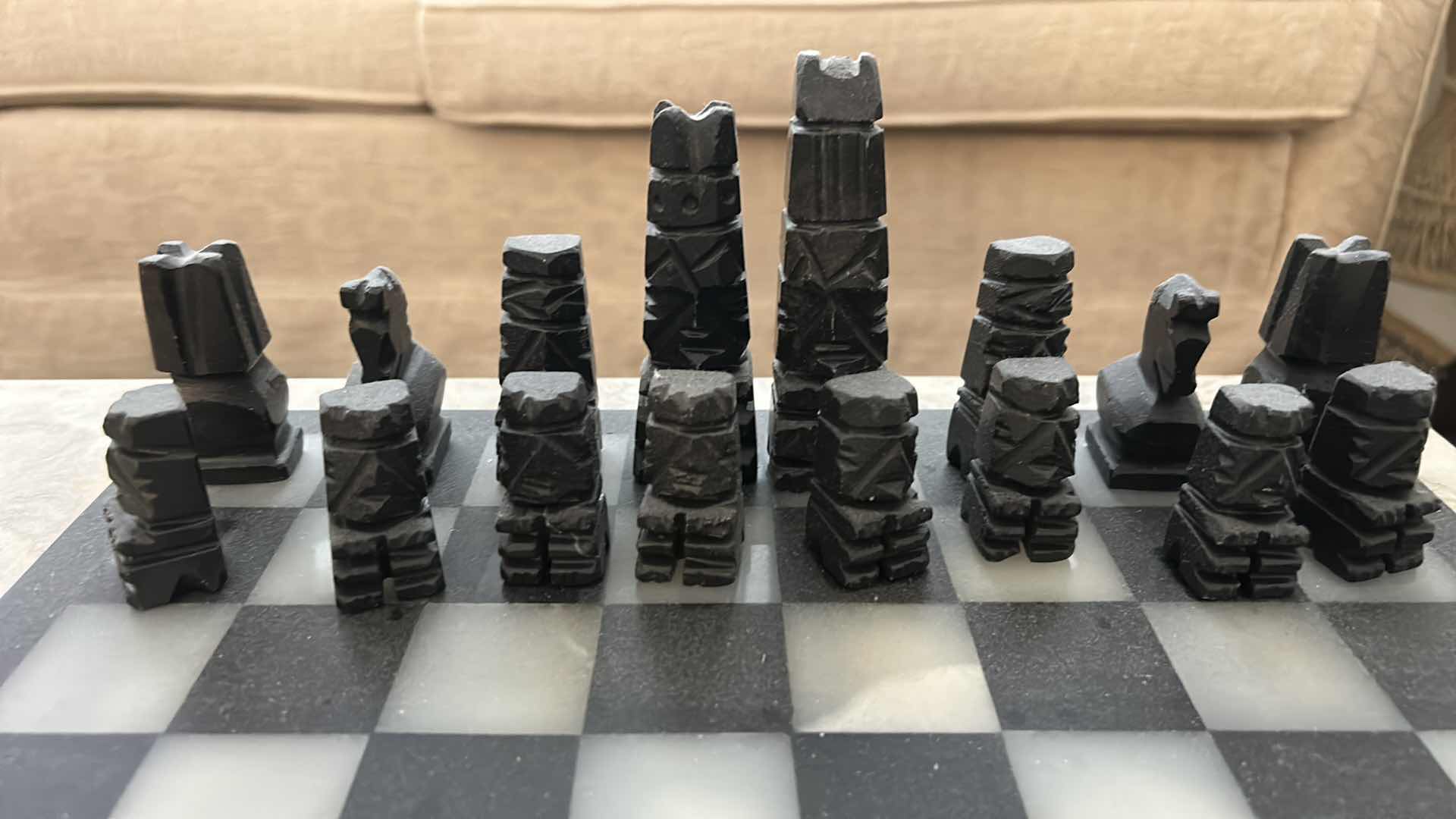 Photo 1 of ONYX CHESS BOARD 14”