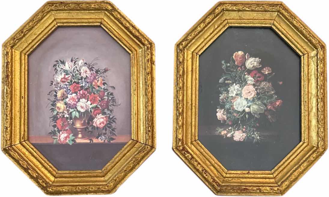 Photo 1 of GOLD FRAMED STILL LIFE ARTWORK MADE IN ITALY H9”