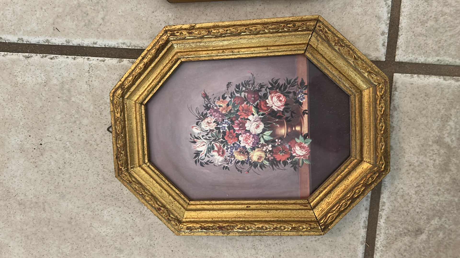 Photo 1 of GOLD FRAMED STILL LIFE ARTWORK MADE IN ITALY H9”