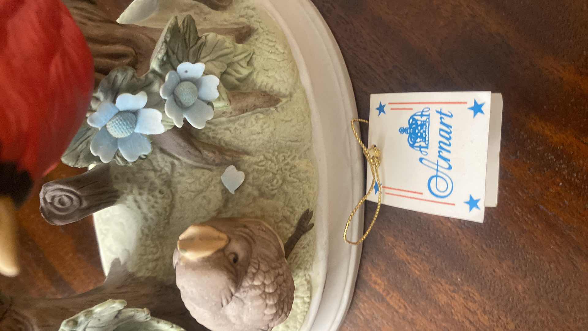 Photo 1 of 2 CERAMIC BIRD FIGURINES TALLEST 11”