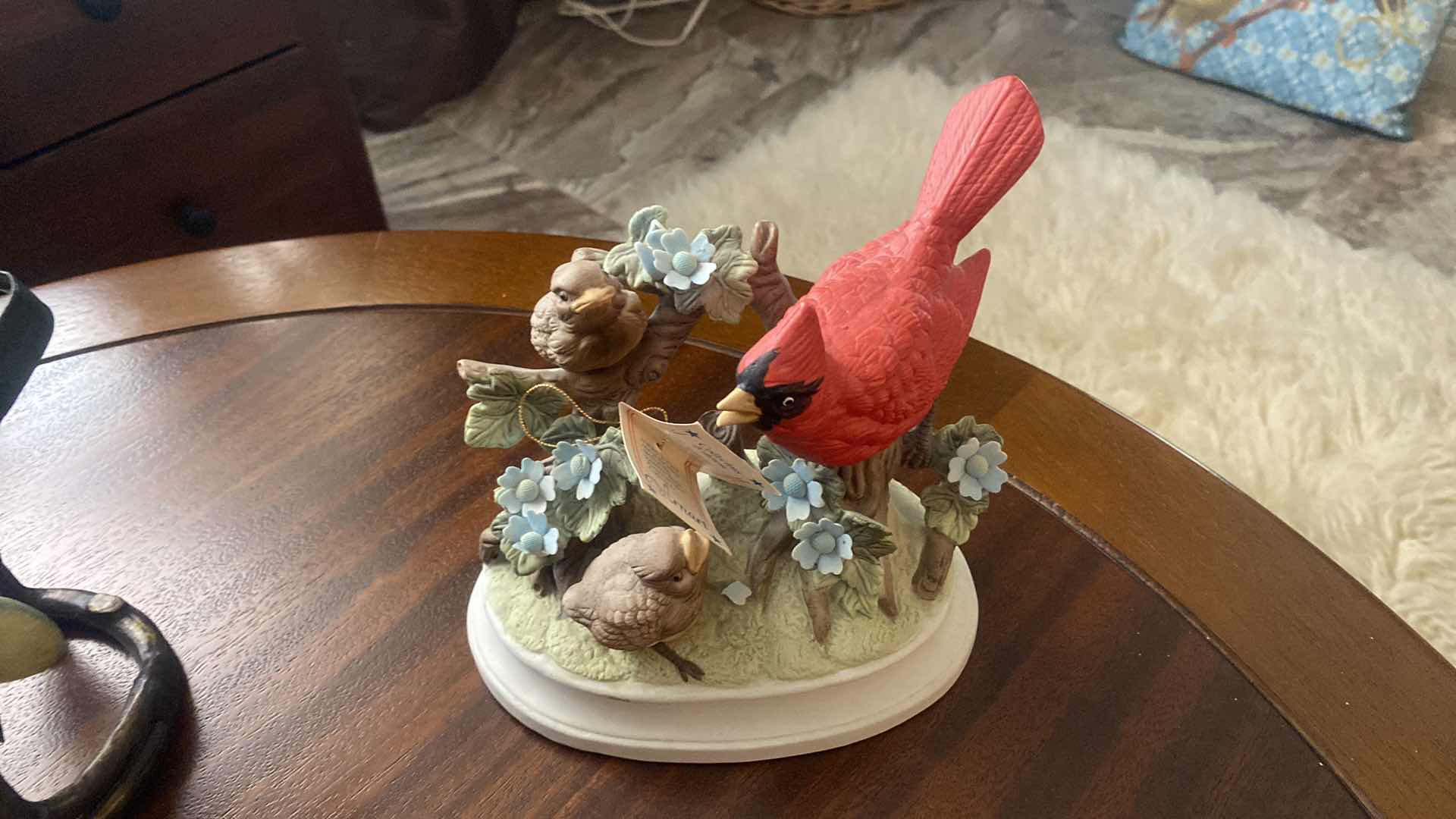 Photo 1 of 2 CERAMIC BIRD FIGURINES TALLEST 11”