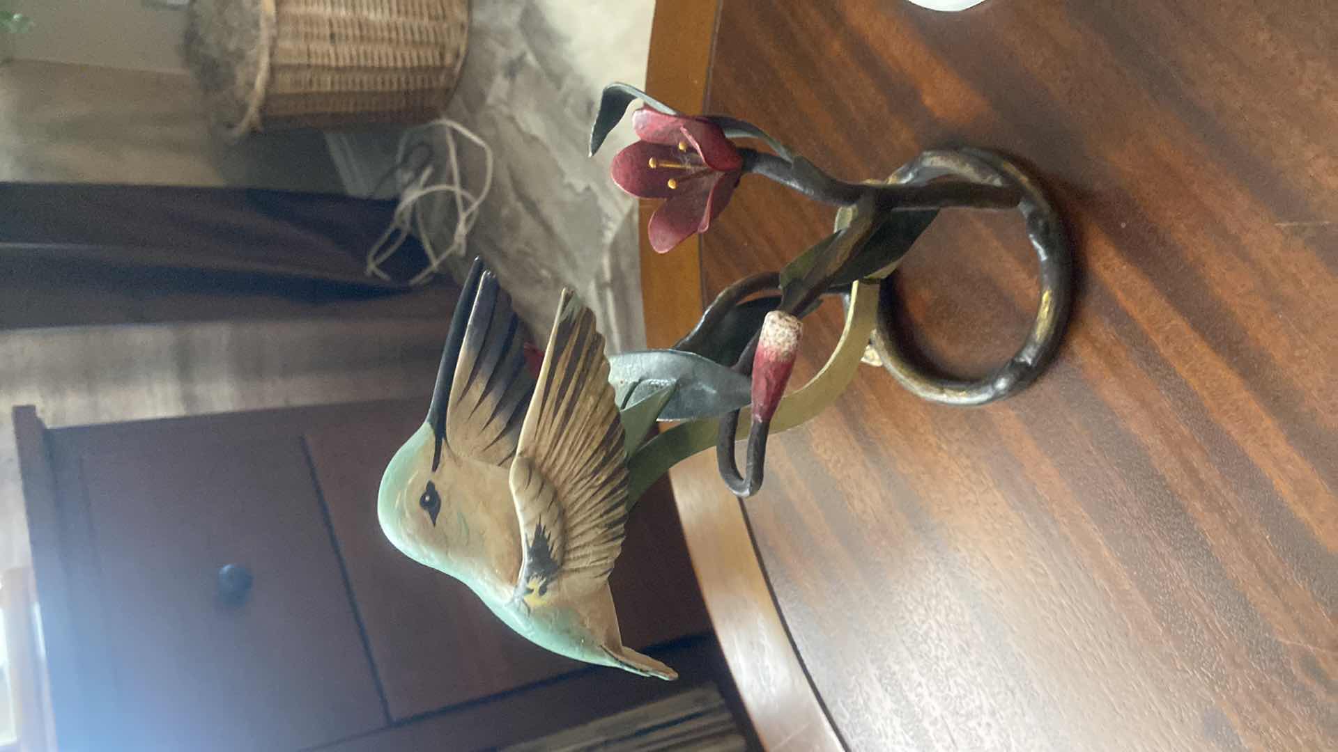 Photo 1 of 2 CERAMIC BIRD FIGURINES TALLEST 11”