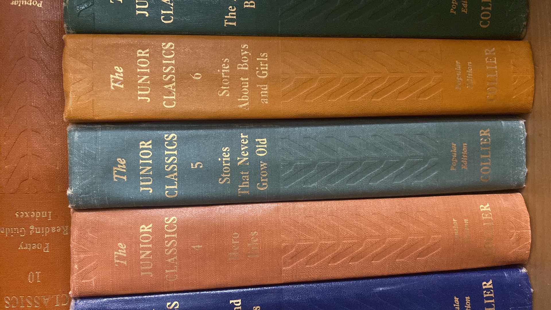 Photo 1 of BOOKS - THE JUNIOR CLASSICS 1-10