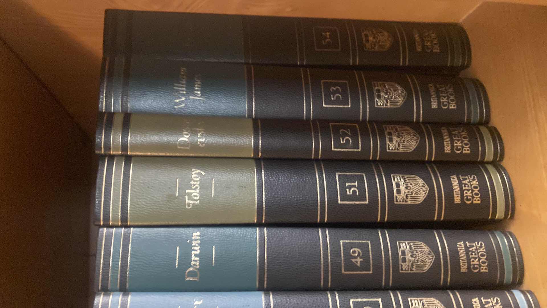 Photo 1 of BOOKS - BRITANNICA GREAT BOOKS VOLUMES 1 to 54