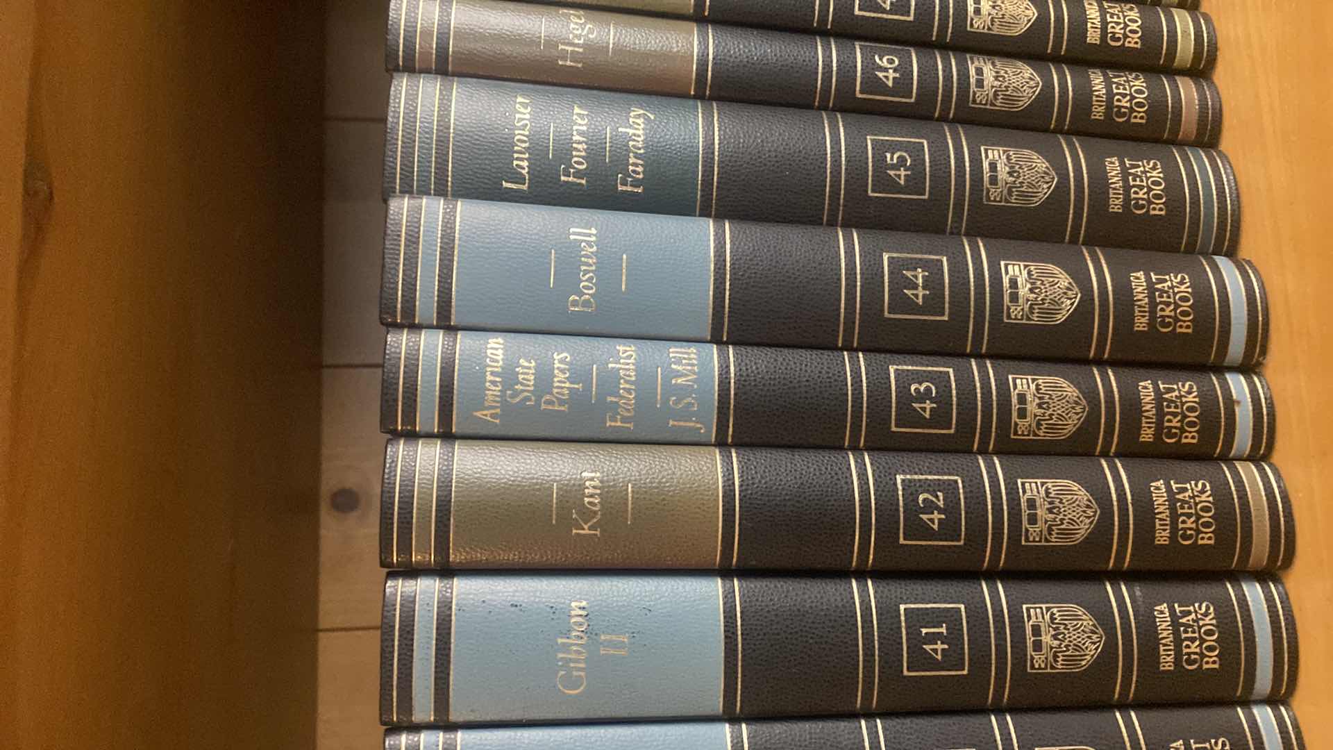 Photo 1 of BOOKS - BRITANNICA GREAT BOOKS VOLUMES 1 to 54