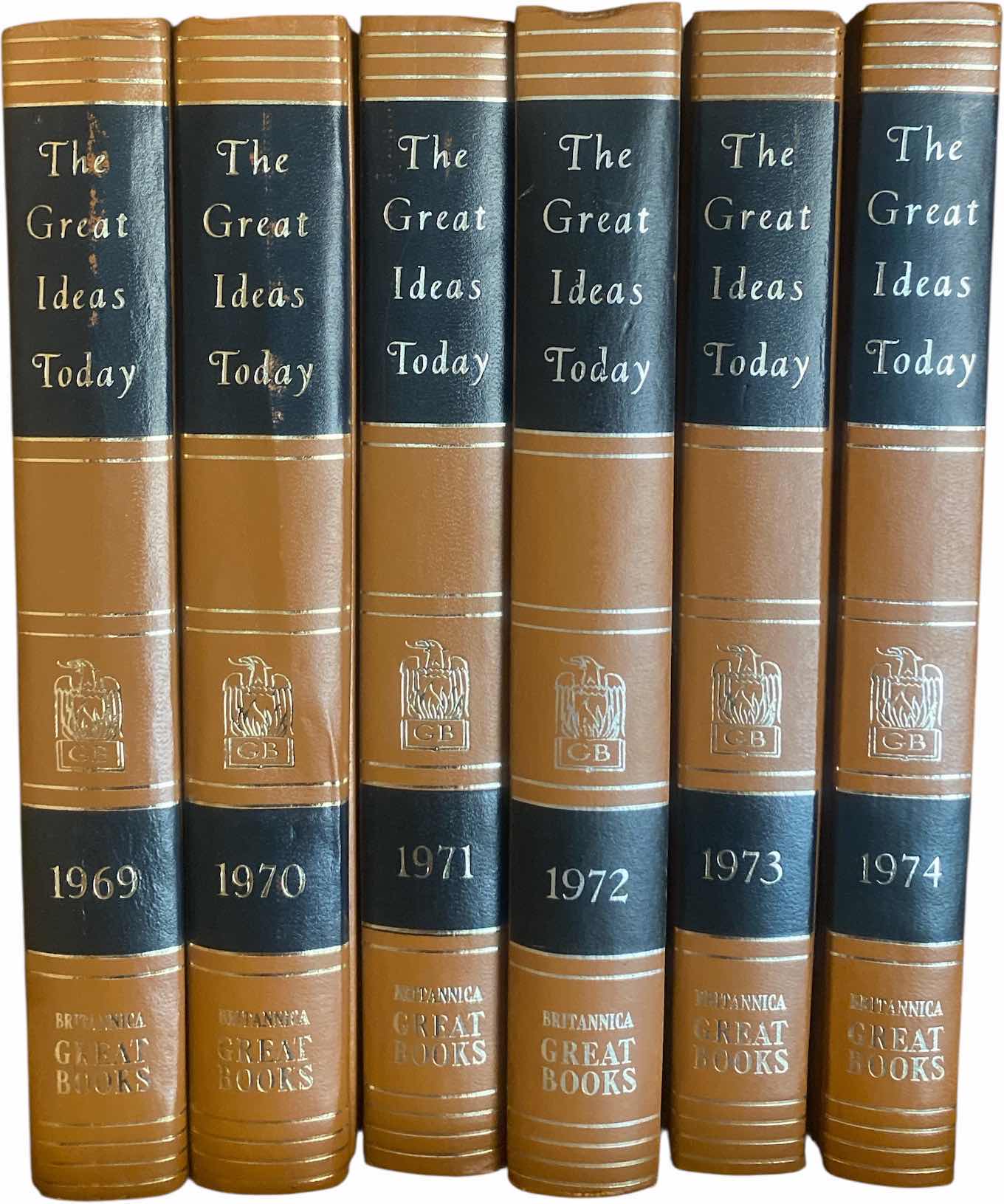Photo 1 of BOOKS - THE GREAT IDEAS TODAY BRITANNICA GREAT BOOKS YEARS 1969 to 1974