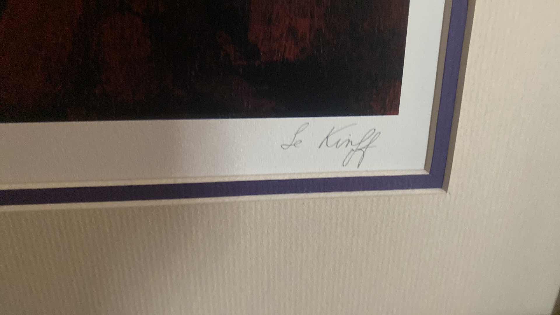 Photo 1 of FRAMED “GRAND ORCHESTRA” BY LINDA LE KINIFF SIGNED ARTWORK 41 1/2” x 36”